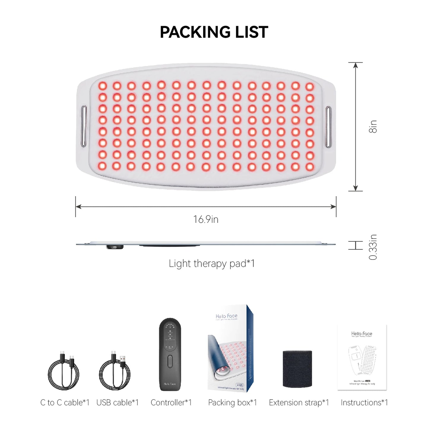Endure | DualWave™ Red Light Body Pad