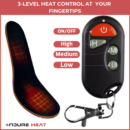 Rechargeable Heated Insoles with Remote | Endure Heat