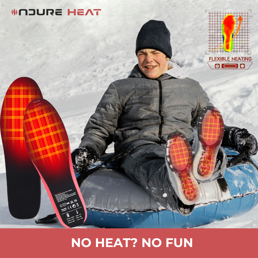 Rechargeable Heated Insoles with Remote | Endure Heat